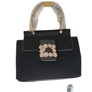 NWOT Cato's Black Mini bag with Rhinestones